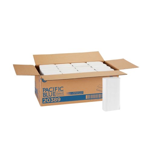 Pacific Blue Select Multifold Premium 2-Ply Paper Towels, White, 250 Paper Towels Per Pack
